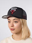 Бейсболка MITCHELL NESS арт. HT11408-CBUBLCK Chicago Bulls NBA (черный)